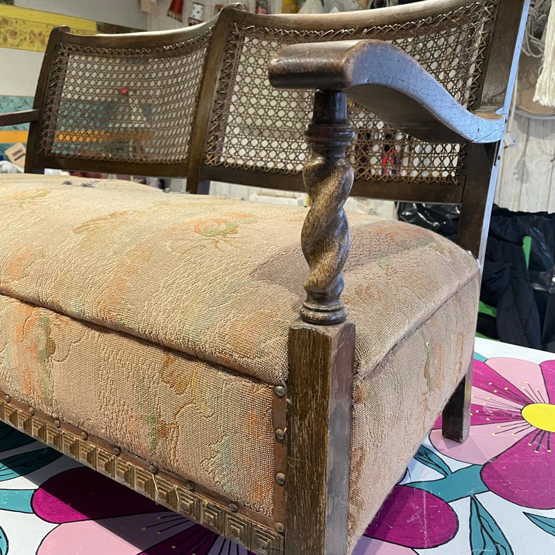 Pre-mid Century Antique Sofa Revival - Before